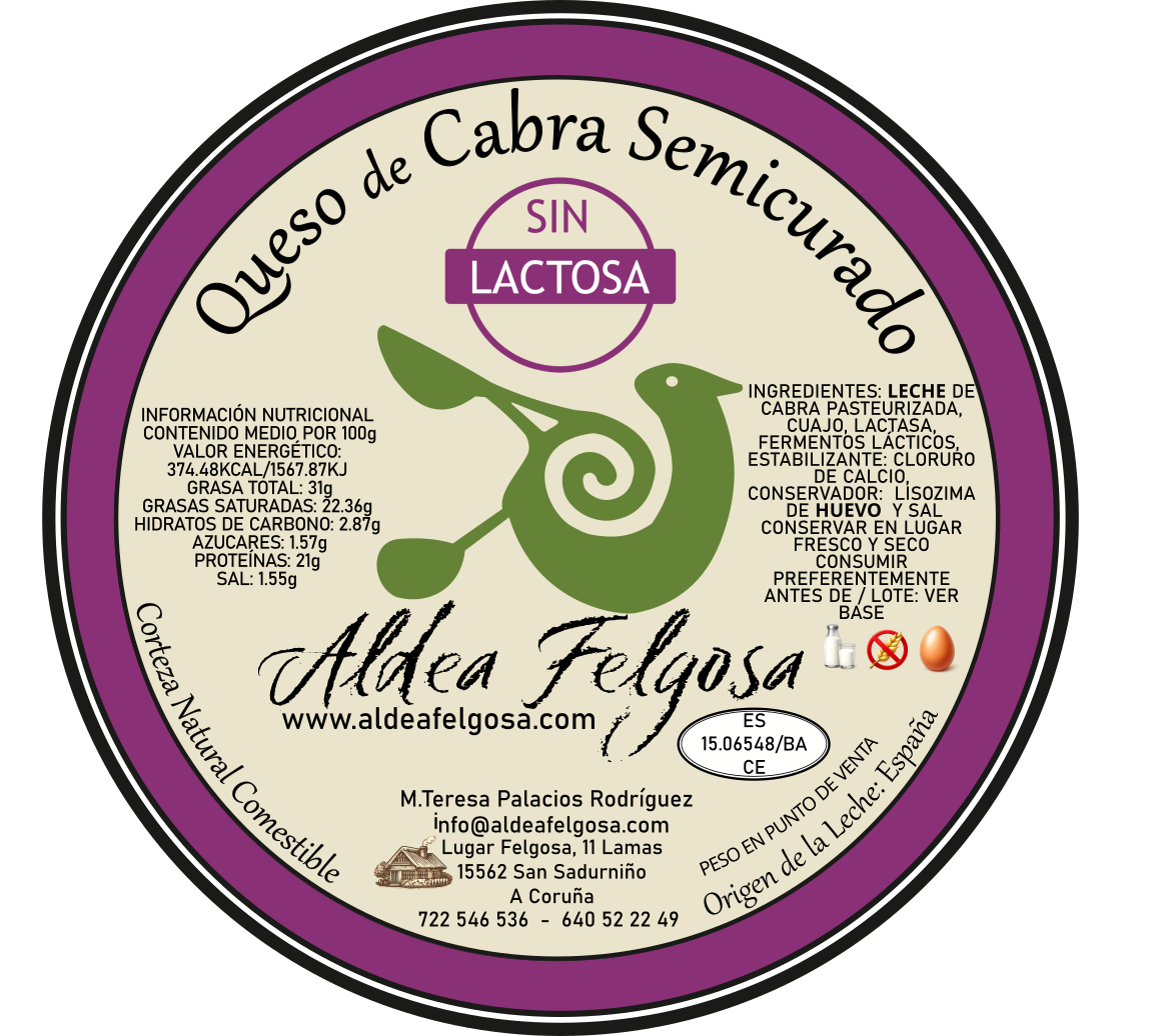 Queso de cabra semicurado sin lactosa - Imagen 4